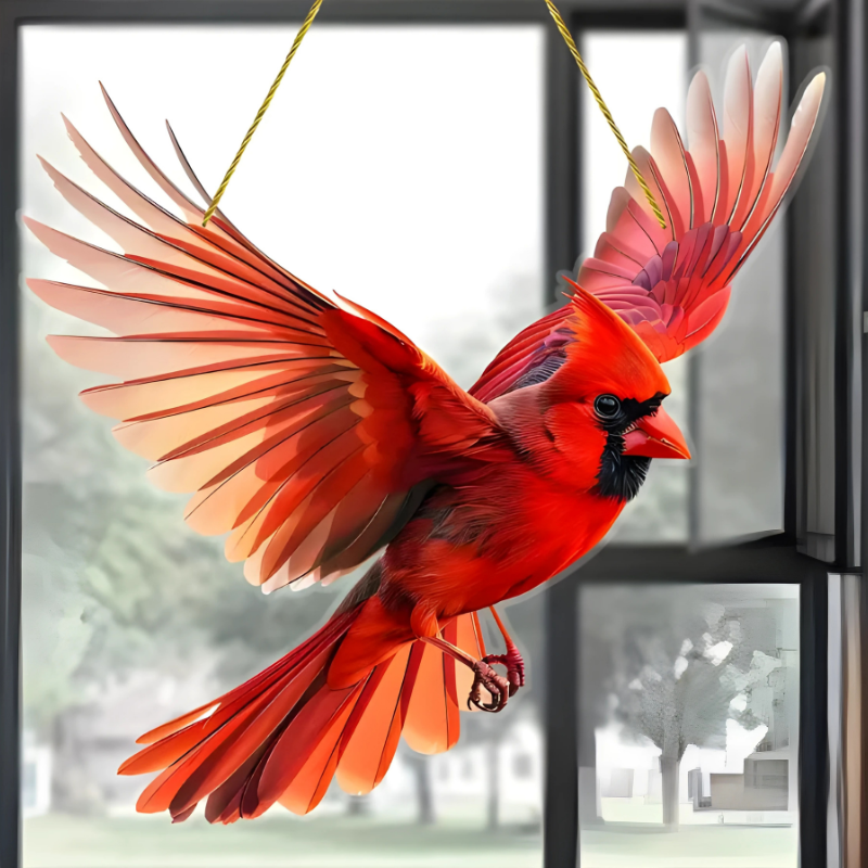 Crystal Stained Glass Art Ornament