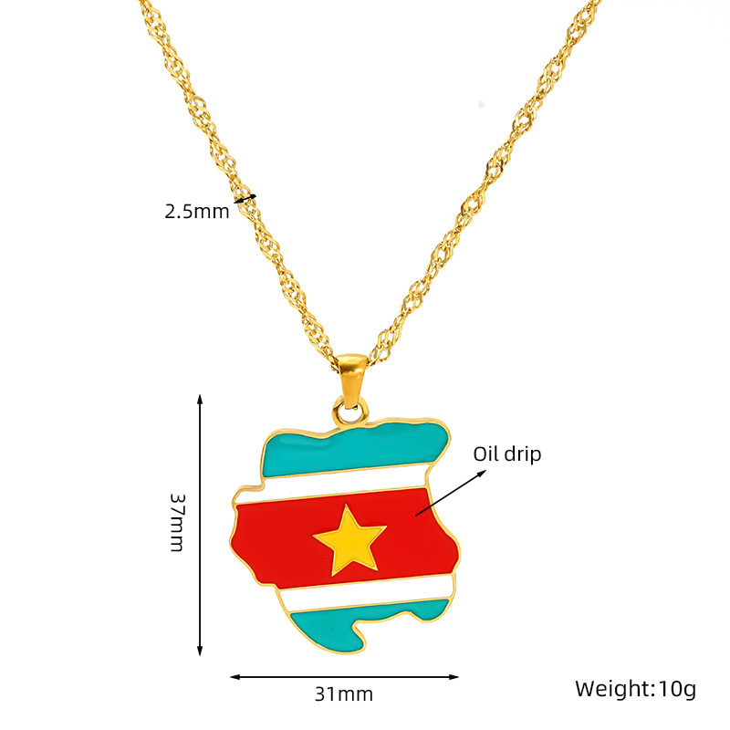 National Flag Necklace
