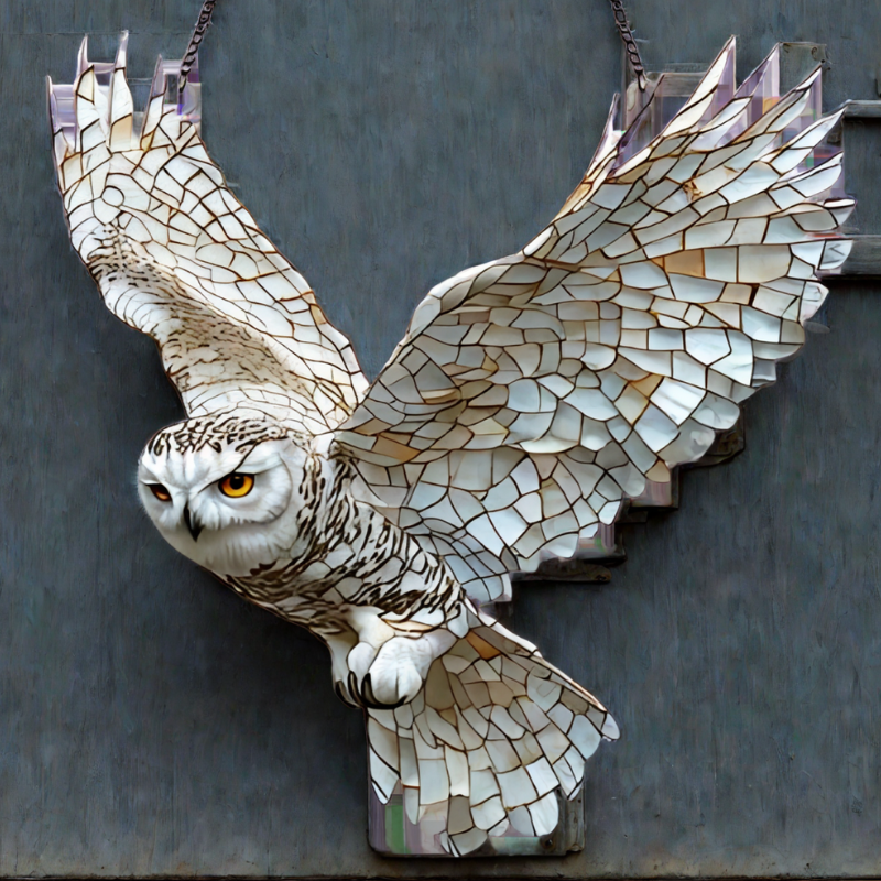 Crystal Stained Glass Art Ornament