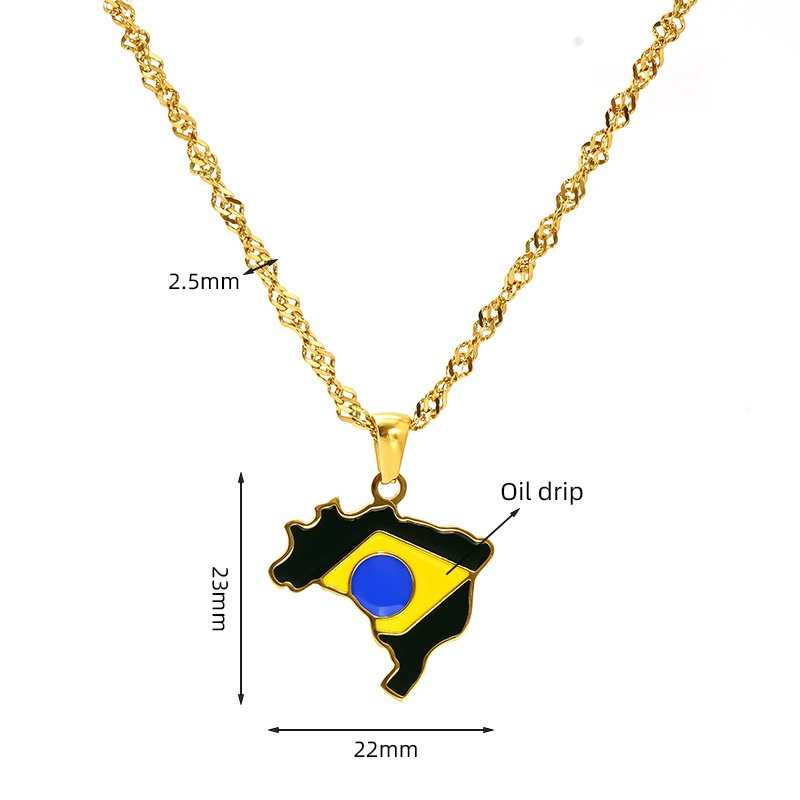National Flag Necklace