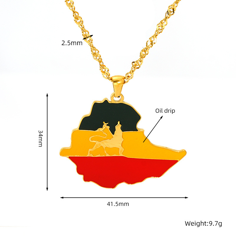National Flag Necklace
