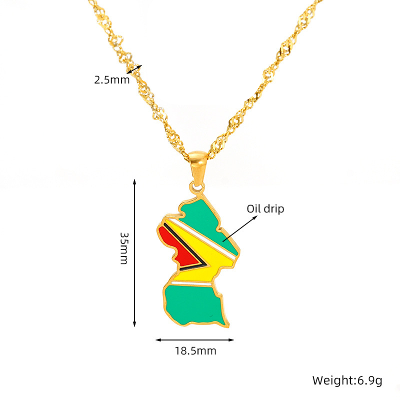 National Flag Necklace