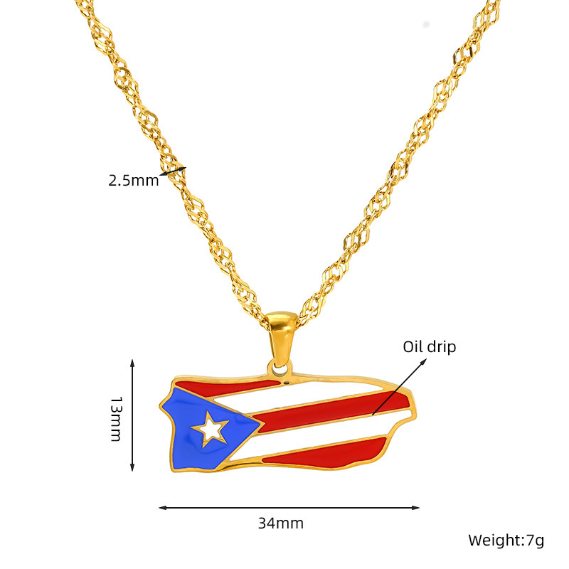 National Flag Necklace