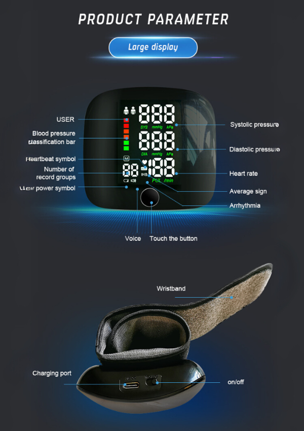Wrist Blood Pressure Monitor