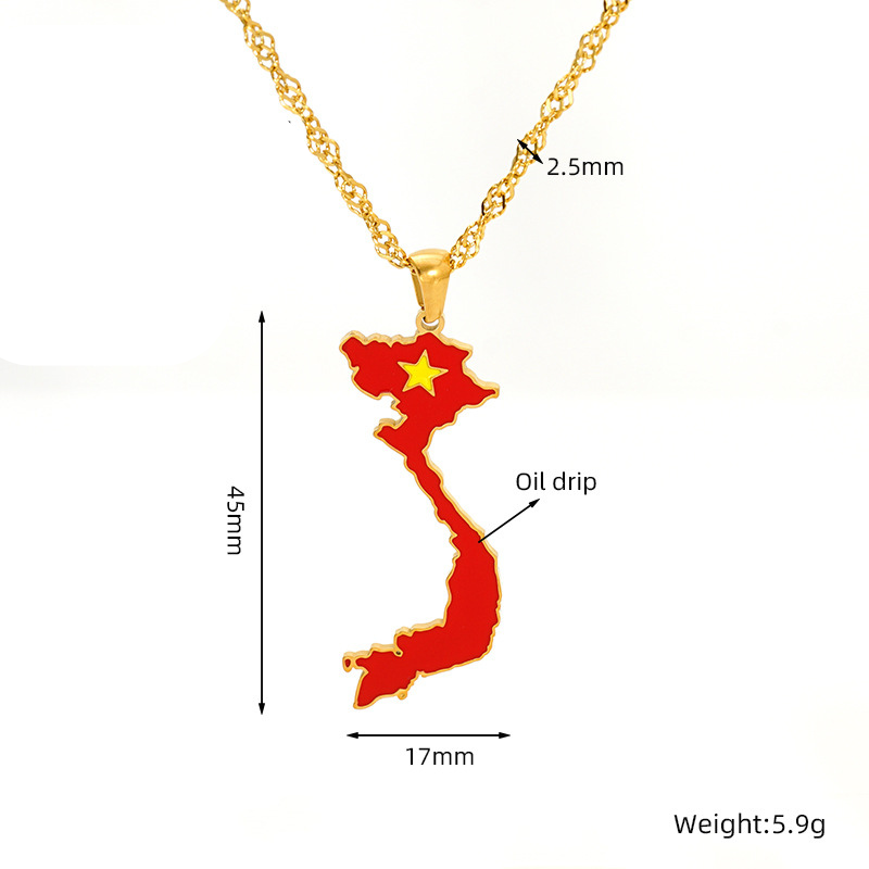 National Flag Necklace