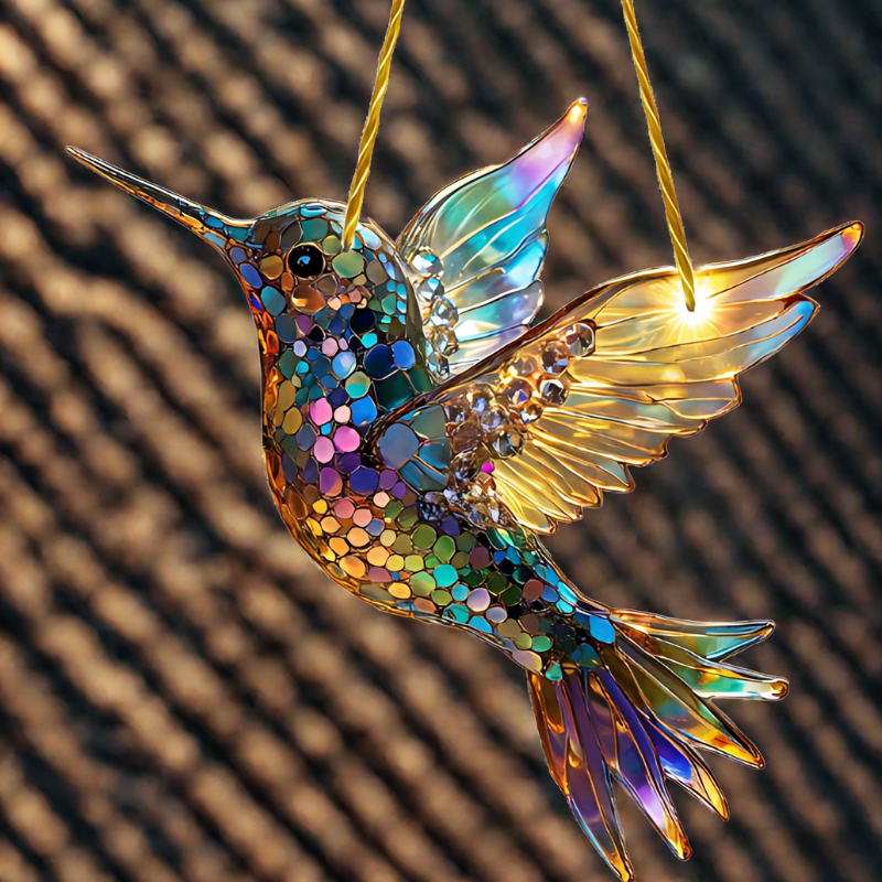 Crystal Stained Glass Art Ornament