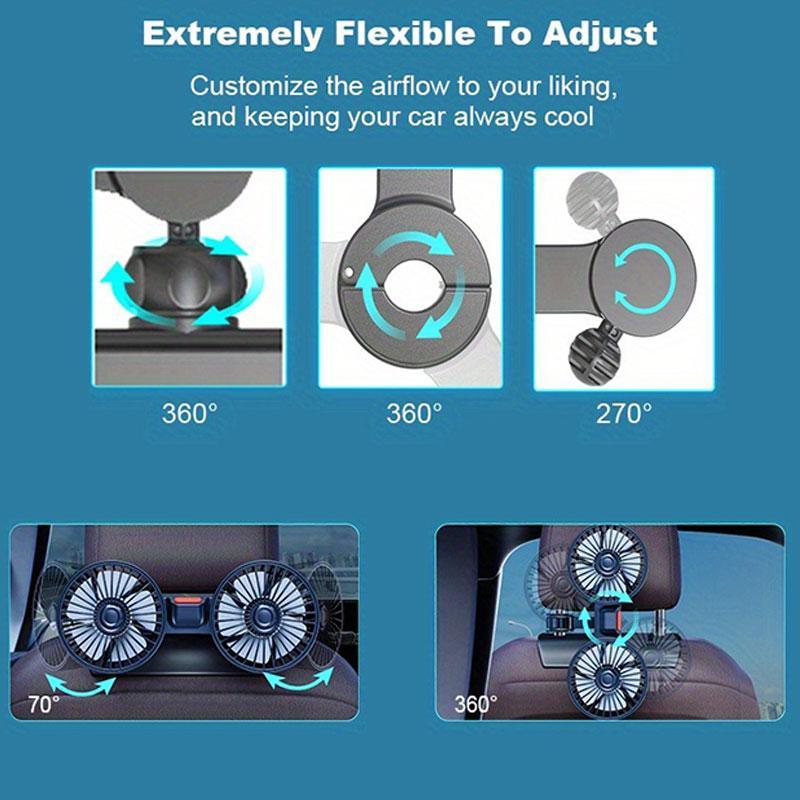 Double-head Electric Fan
