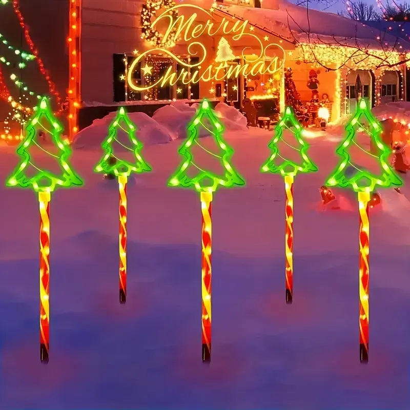 Solar Outdoor Christmas Tree Lights