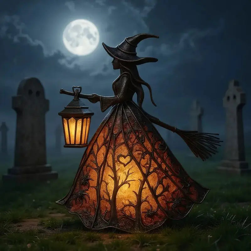 Halloween Witch Statue