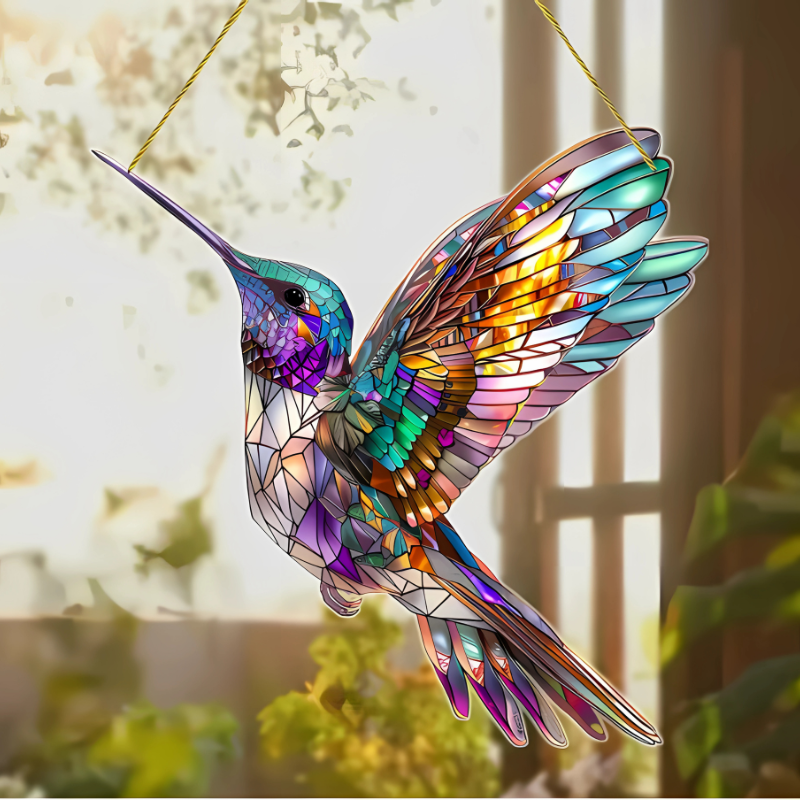Crystal Stained Glass Art Ornament