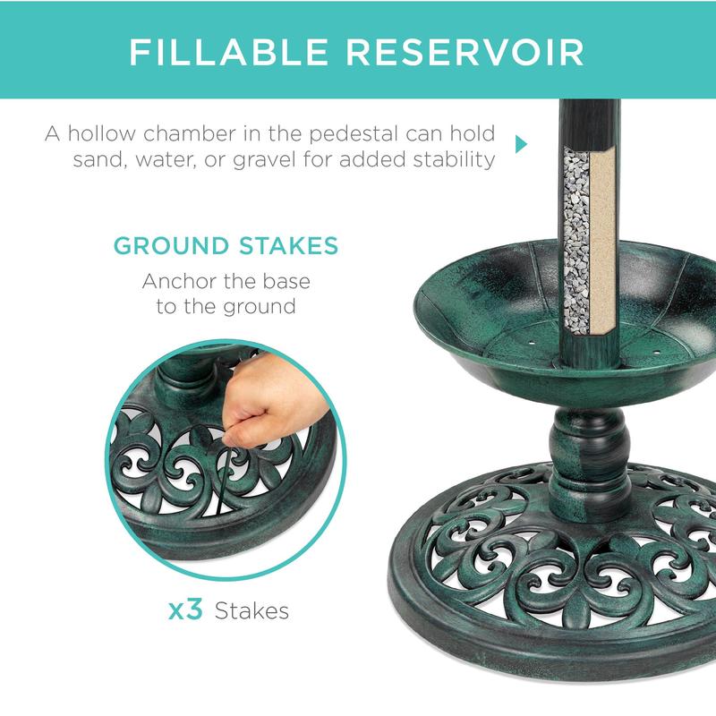 Solar Bird Bath
