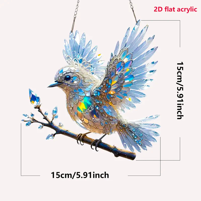 Crystal Stained Glass Art Ornament