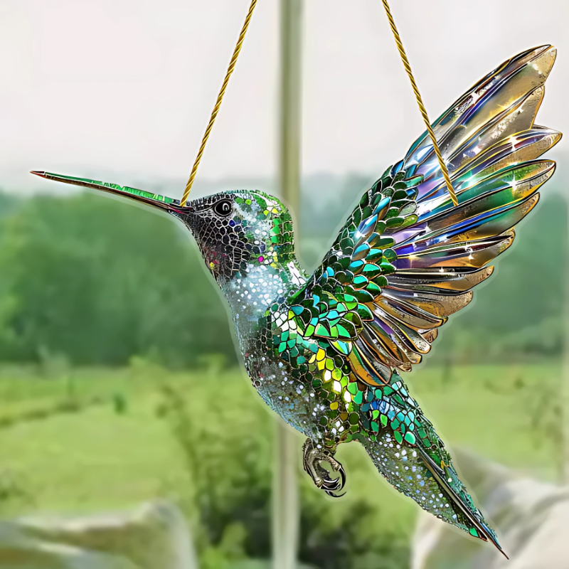 Crystal Stained Glass Art Ornament