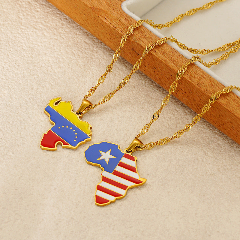 National Flag Necklace