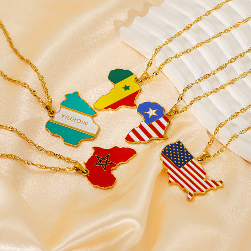National Flag Necklace