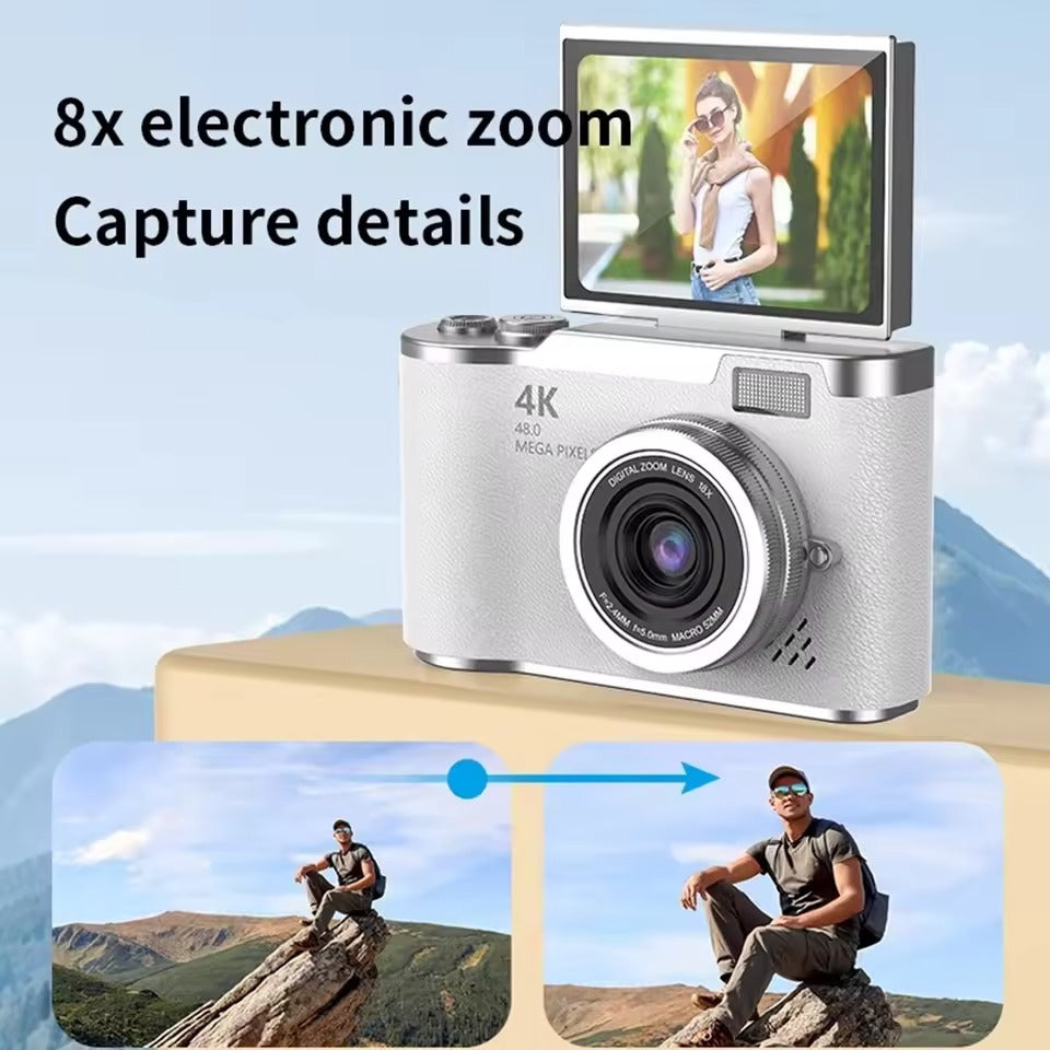 4K Foldable Screen Camera