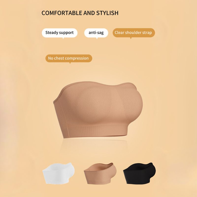 Non Slip Strapless Bra