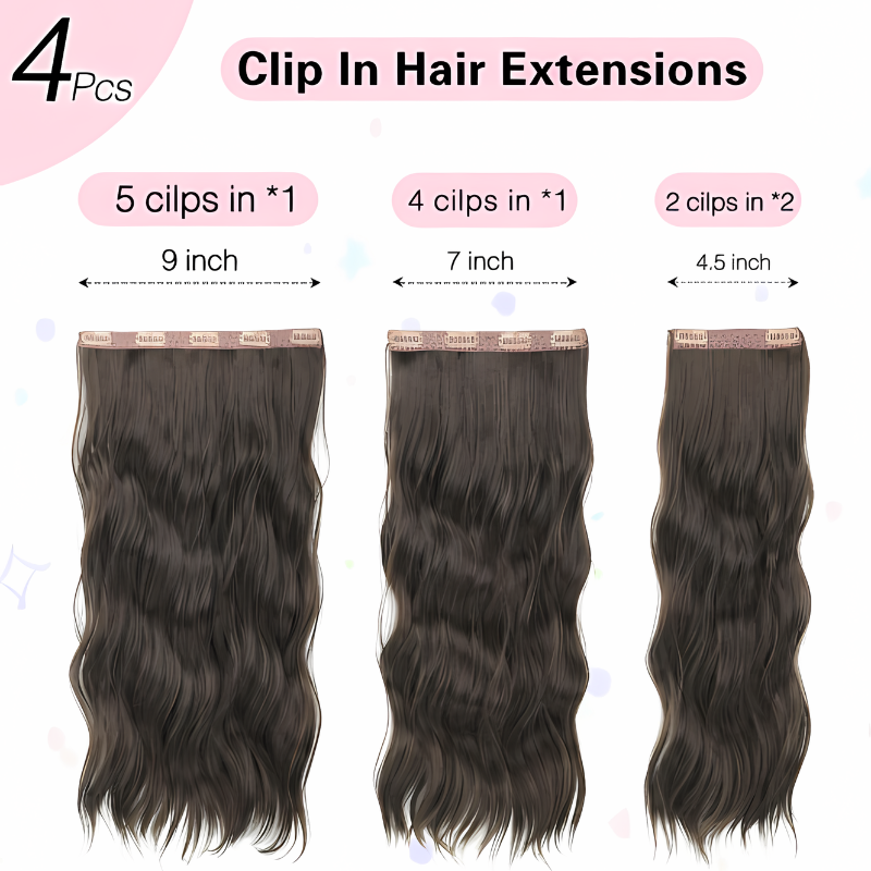 Clip-On Hair Extensions