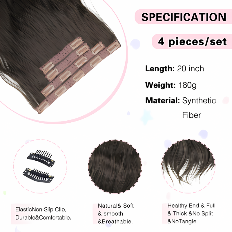Clip-On Hair Extensions