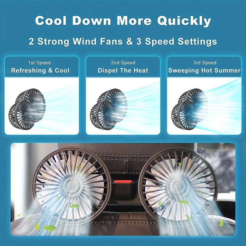 Double-head Electric Fan