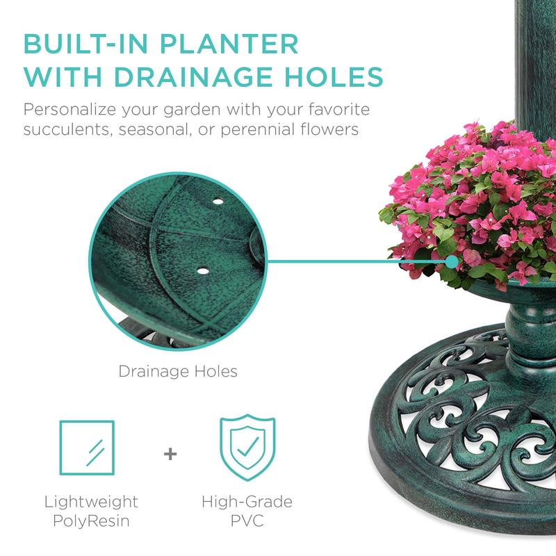 Solar Bird Bath