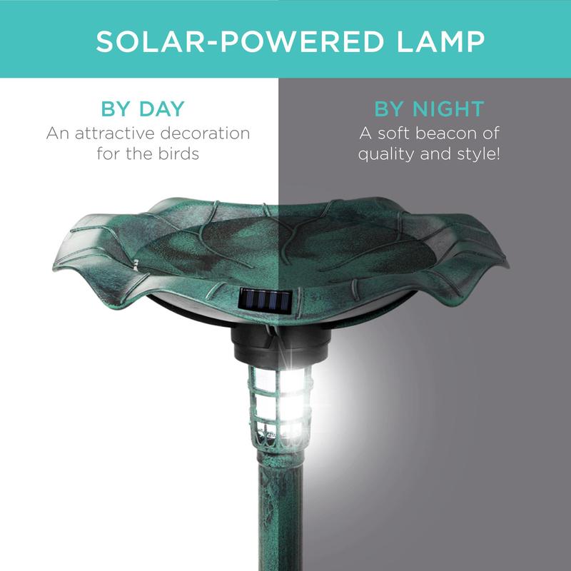 Solar Bird Bath