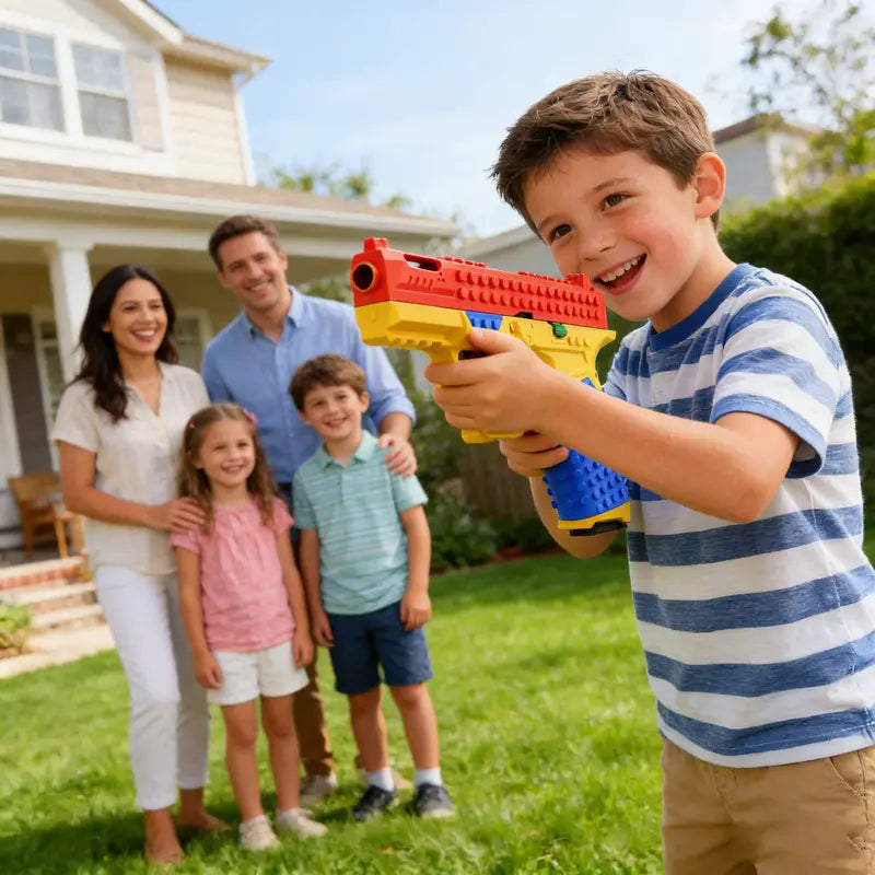 Block Dart Launcher Toy