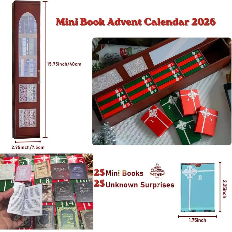 2026 Mini Book Advent Calendar