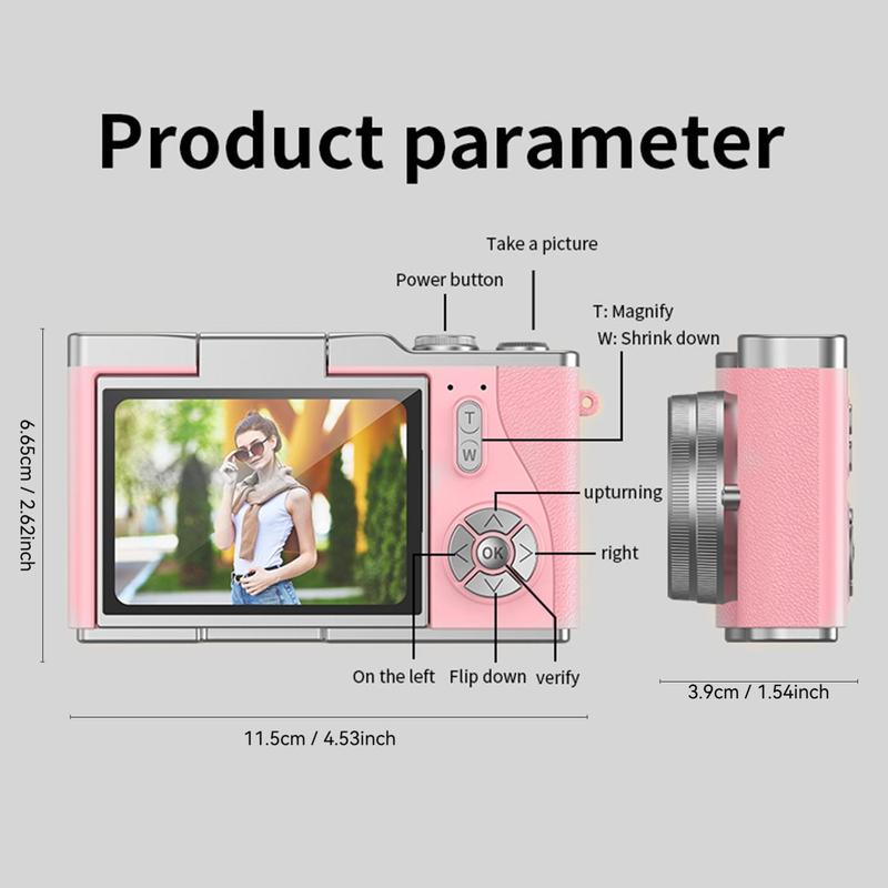 4K Foldable Screen Camera