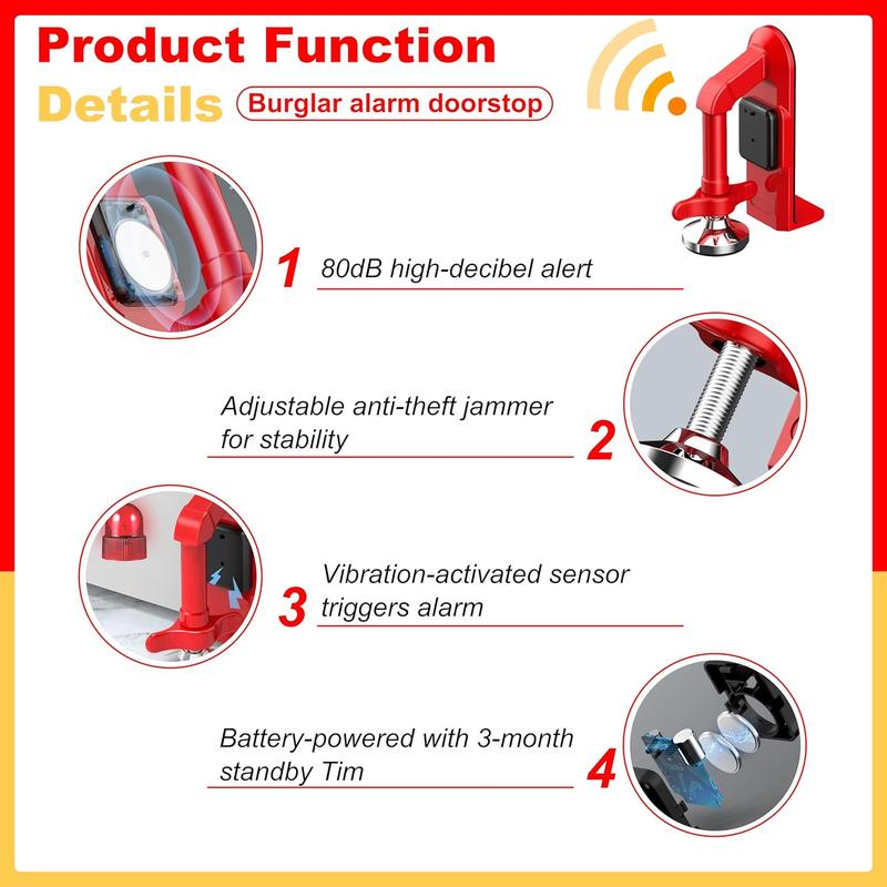 Travel Door Stop Alarm