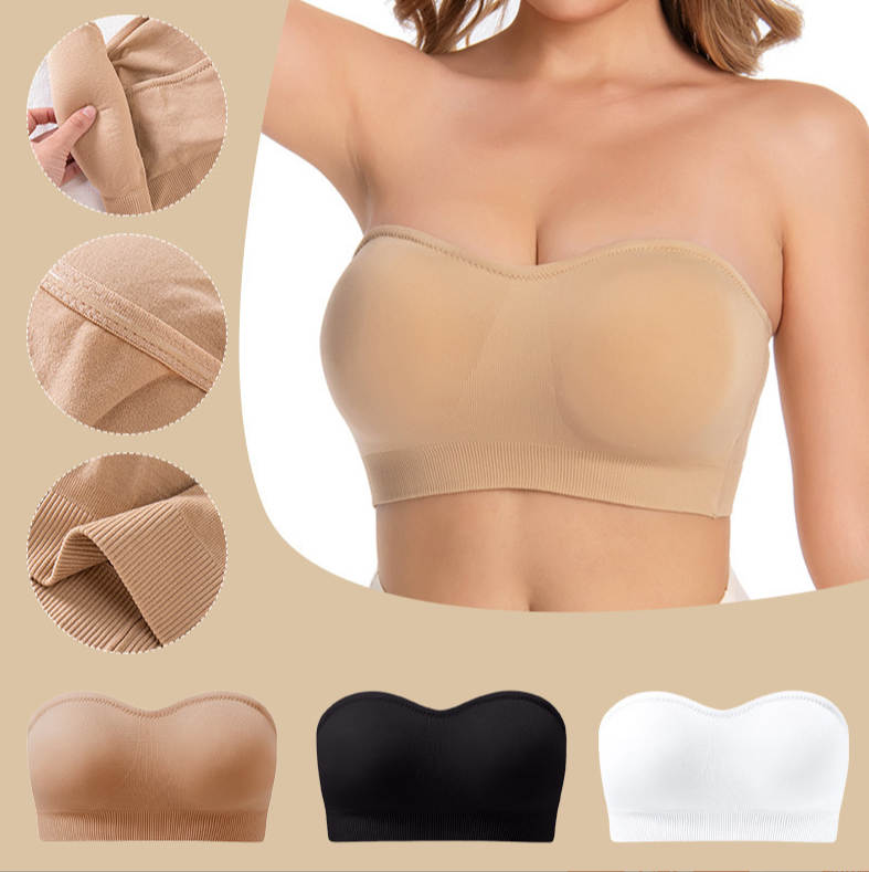 Non Slip Strapless Bra