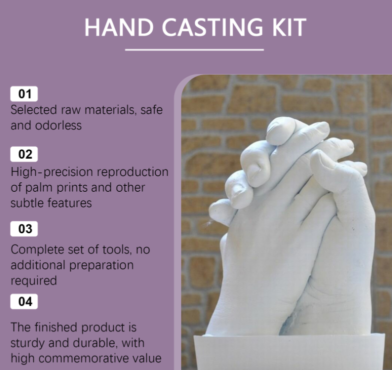 Couples Hand Casting Kit