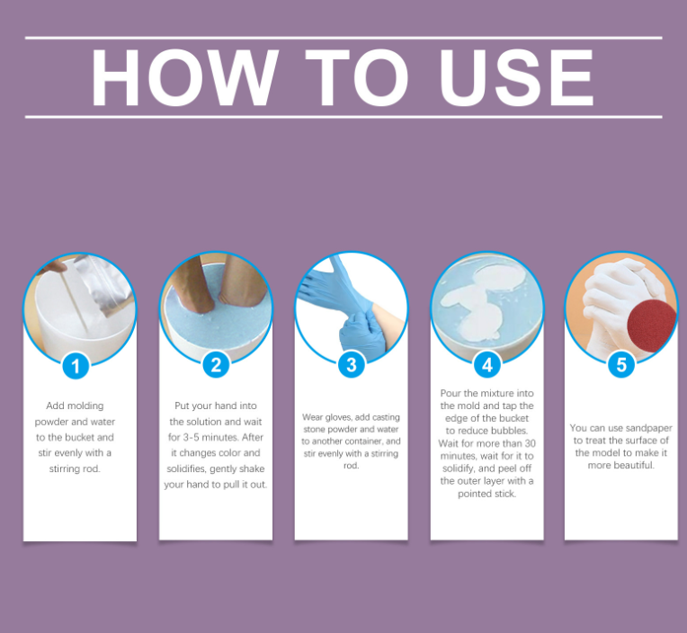 Couples Hand Casting Kit