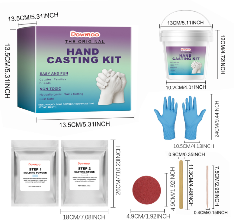 Couples Hand Casting Kit