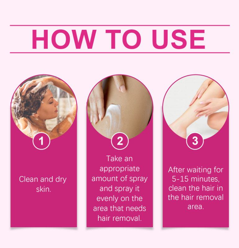 Pain-Free Hair Removal Spray