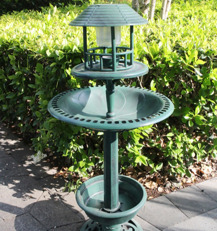 Solar Bird Bath