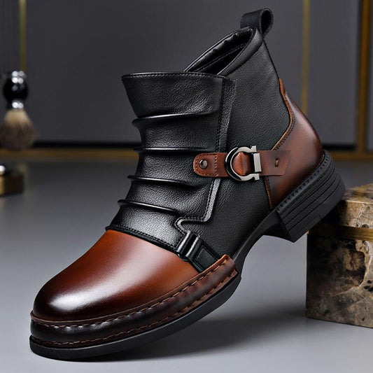 High Top Casual Leather Boot