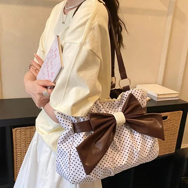 Vintage Polka Dot Tote Bag