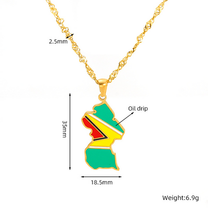 National Flag Necklace
