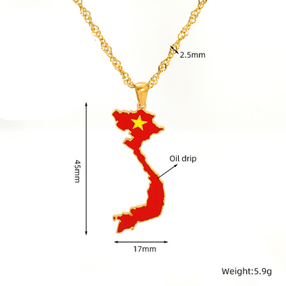 National Flag Necklace