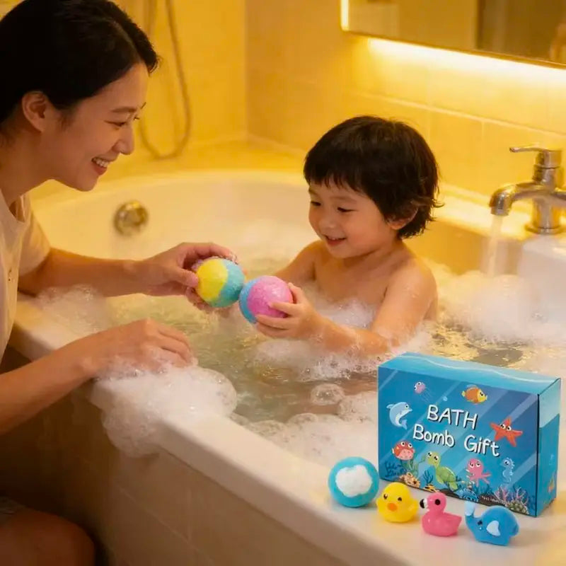 Kids Bath Bombs with Toy Inside