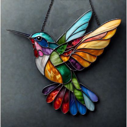 Crystal Stained Glass Art Ornament