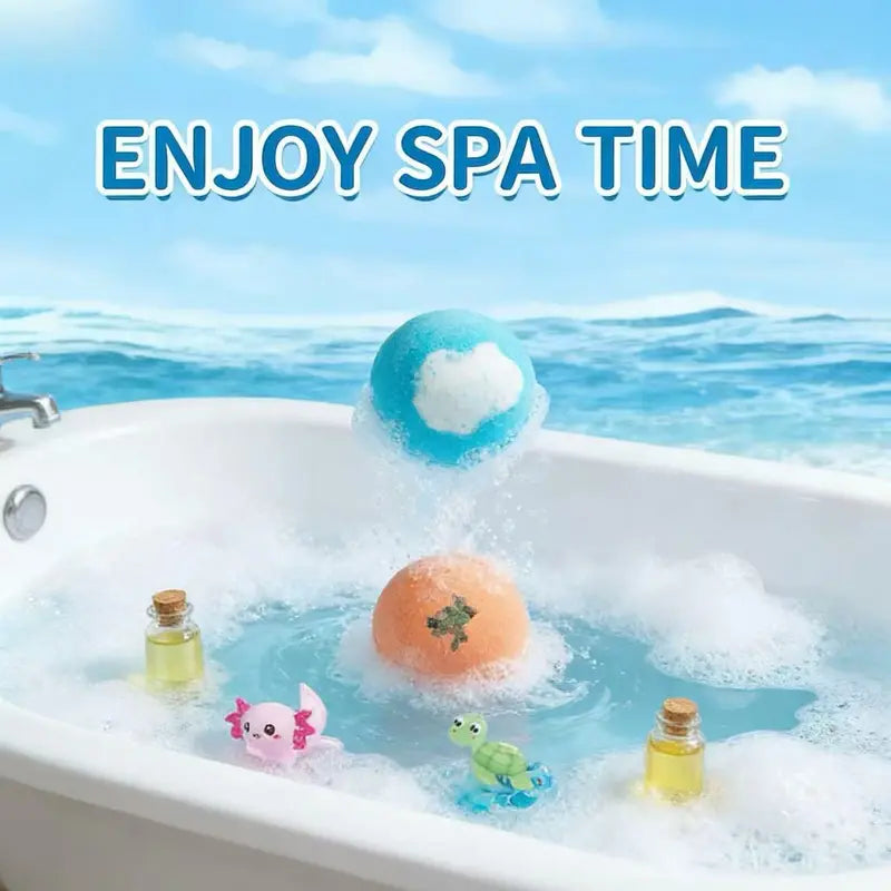 Kids Bath Bombs with Toy Inside