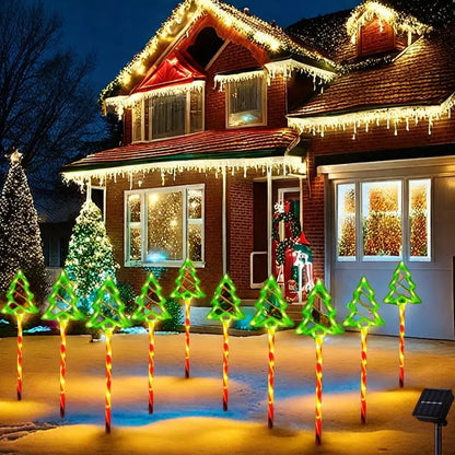 Solar Outdoor Christmas Tree Lights