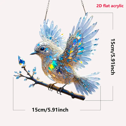 Crystal Stained Glass Art Ornament