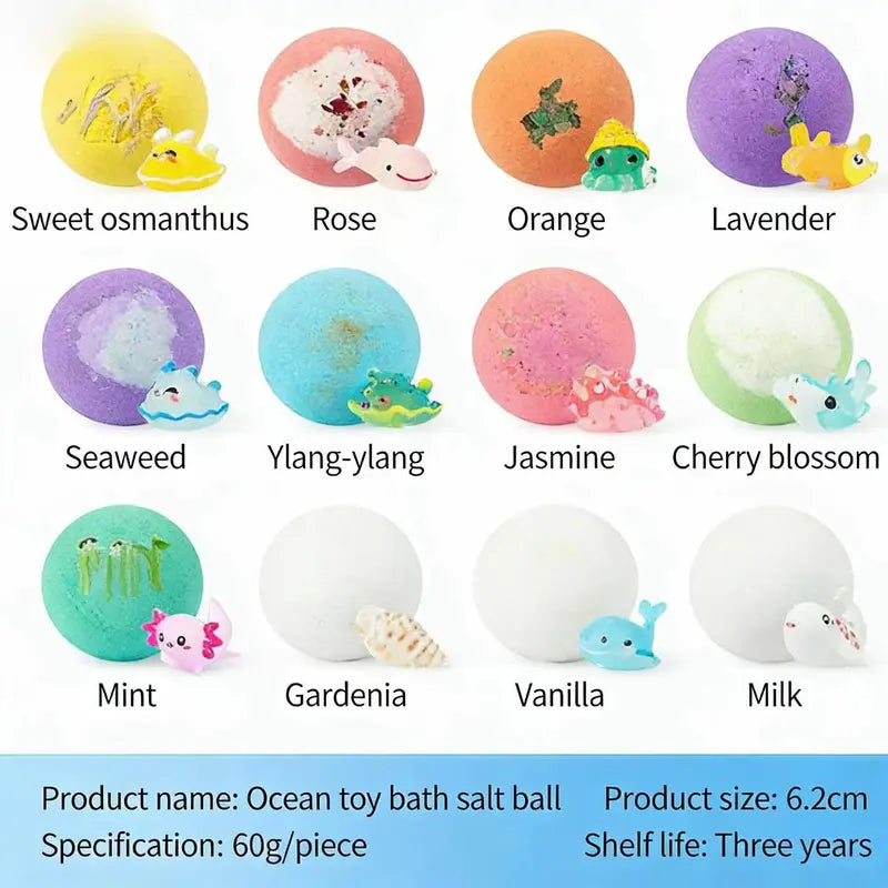 Kids Bath Bombs with Toy Inside