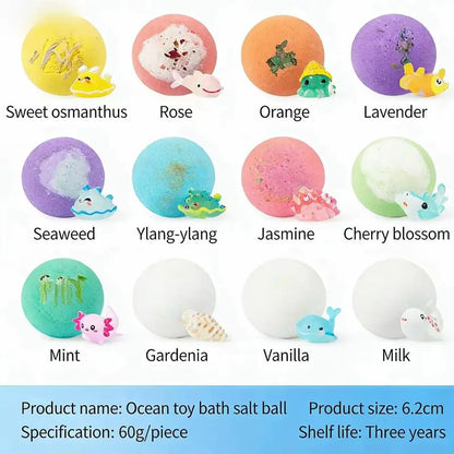 Kids Bath Bombs with Toy Inside