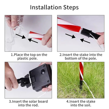 Solar Outdoor Christmas Tree Lights