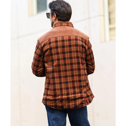 Corduroy Sherpa Flannel Jacket