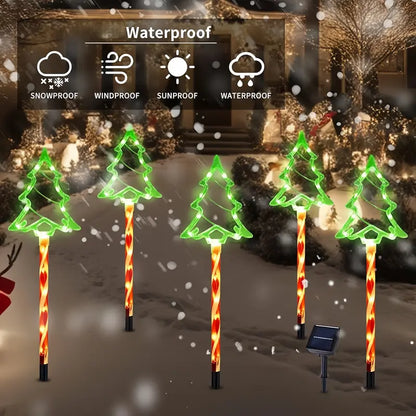 Solar Outdoor Christmas Tree Lights